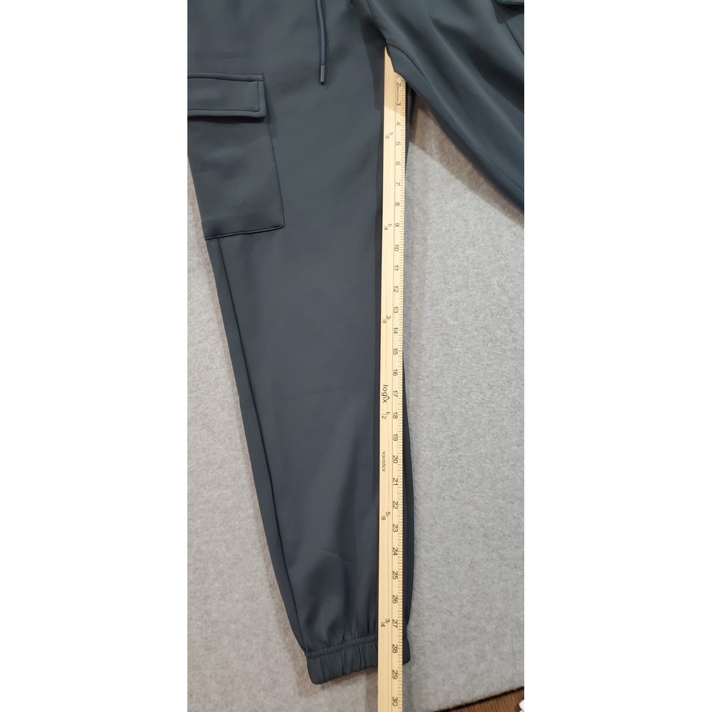 Members Only Sport Men's Small Slim Fit Tapered Jogger Pants Driftwood Blue - Picture 5 of 11